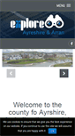 Mobile Screenshot of exploreayrshire-arran.com